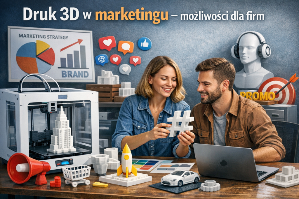 Druk 3D w marketingu – możliwości dla firm