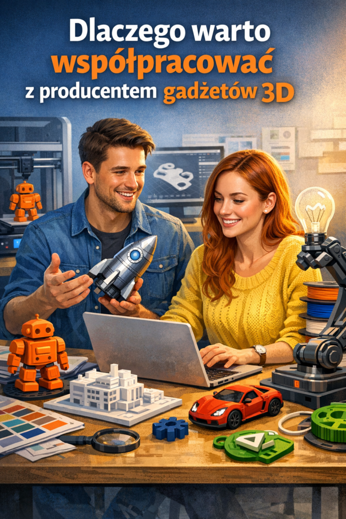 Dlaczego warto współpracować z producentem gadżetów 3D