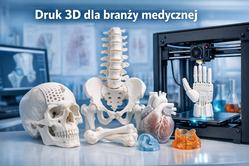 druk 3D dla branży medycznej