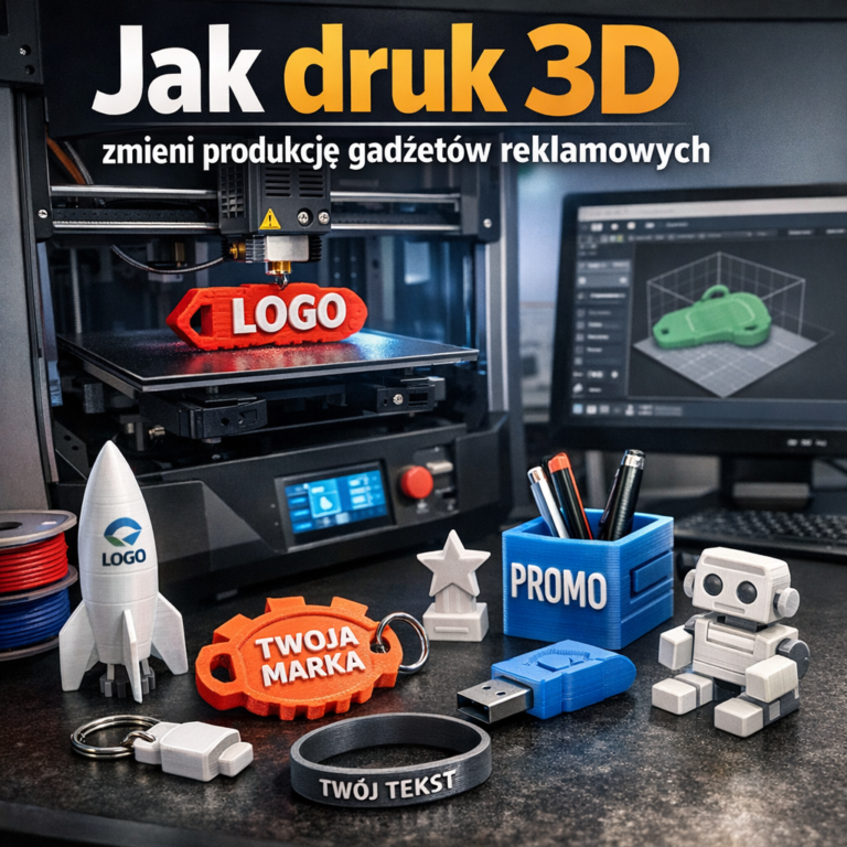 Jak druk 3D zmienia produkcję gadżetów reklamowych