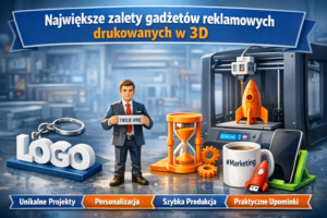 gadżety reklamowe drukowane w 3D