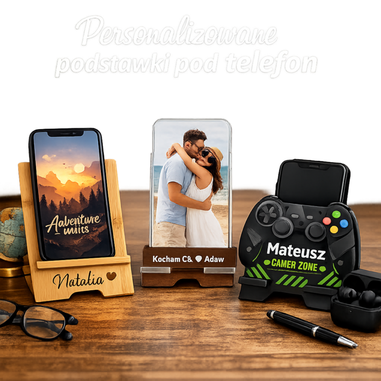 Personalizowane podstawki pod telefon – praktyczny poradnik