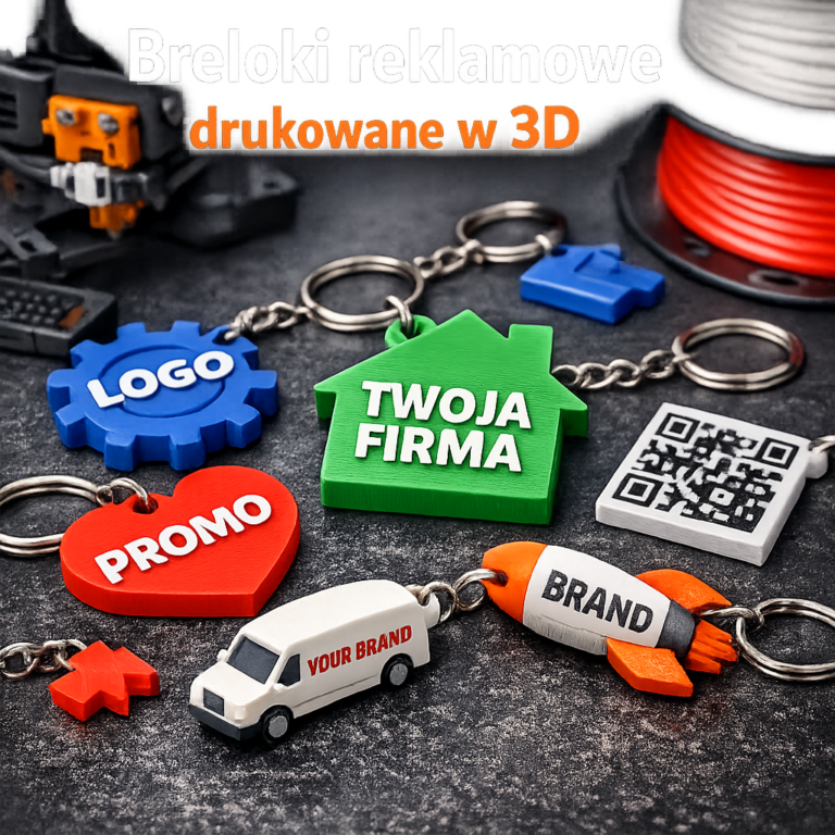 Breloki reklamowe drukowane w 3D – praktyczny poradnik